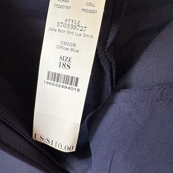 NWT WHBM® Jolie Button Straight Luxe Stretch Pant​ - Picture 8 of 14